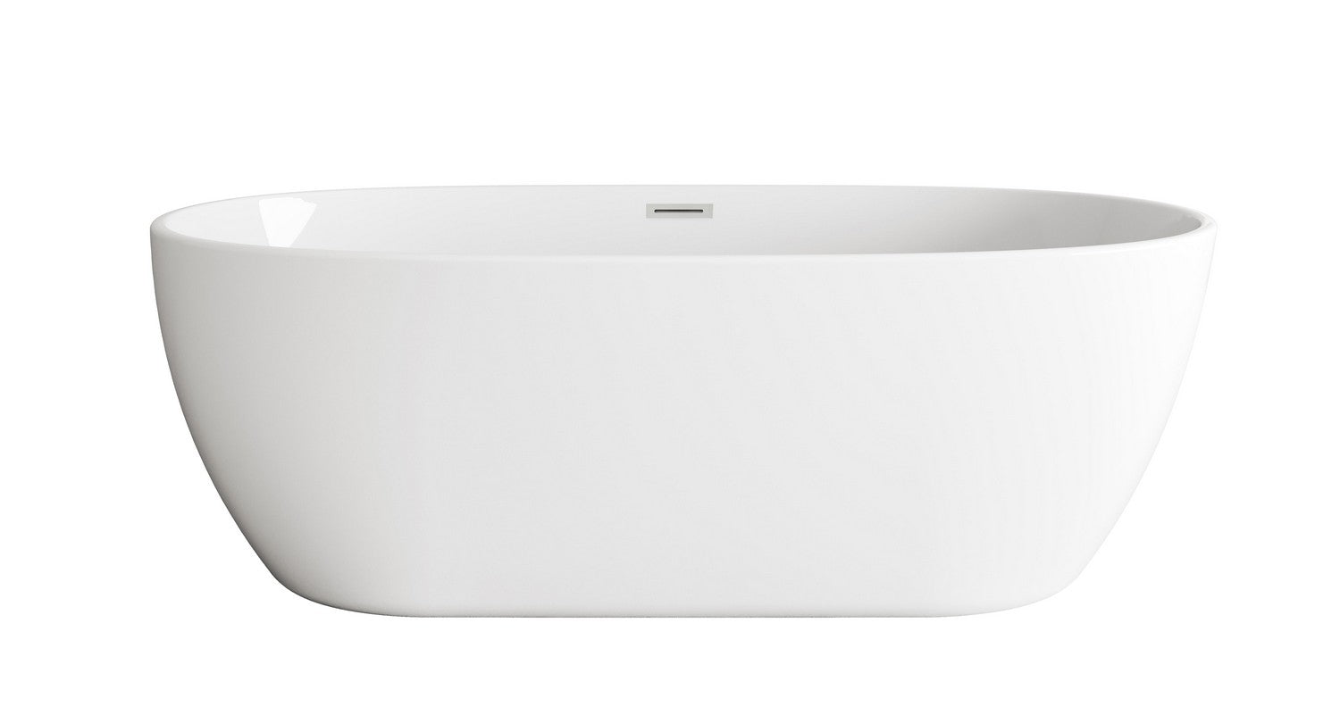 Elegant Lighting - BT10770GW-BNK - Soaking Bathtub - Allegra - Glossy White