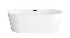Elegant Lighting - BT30167GW-MBK - Bathtub - Springfield - Glossy White