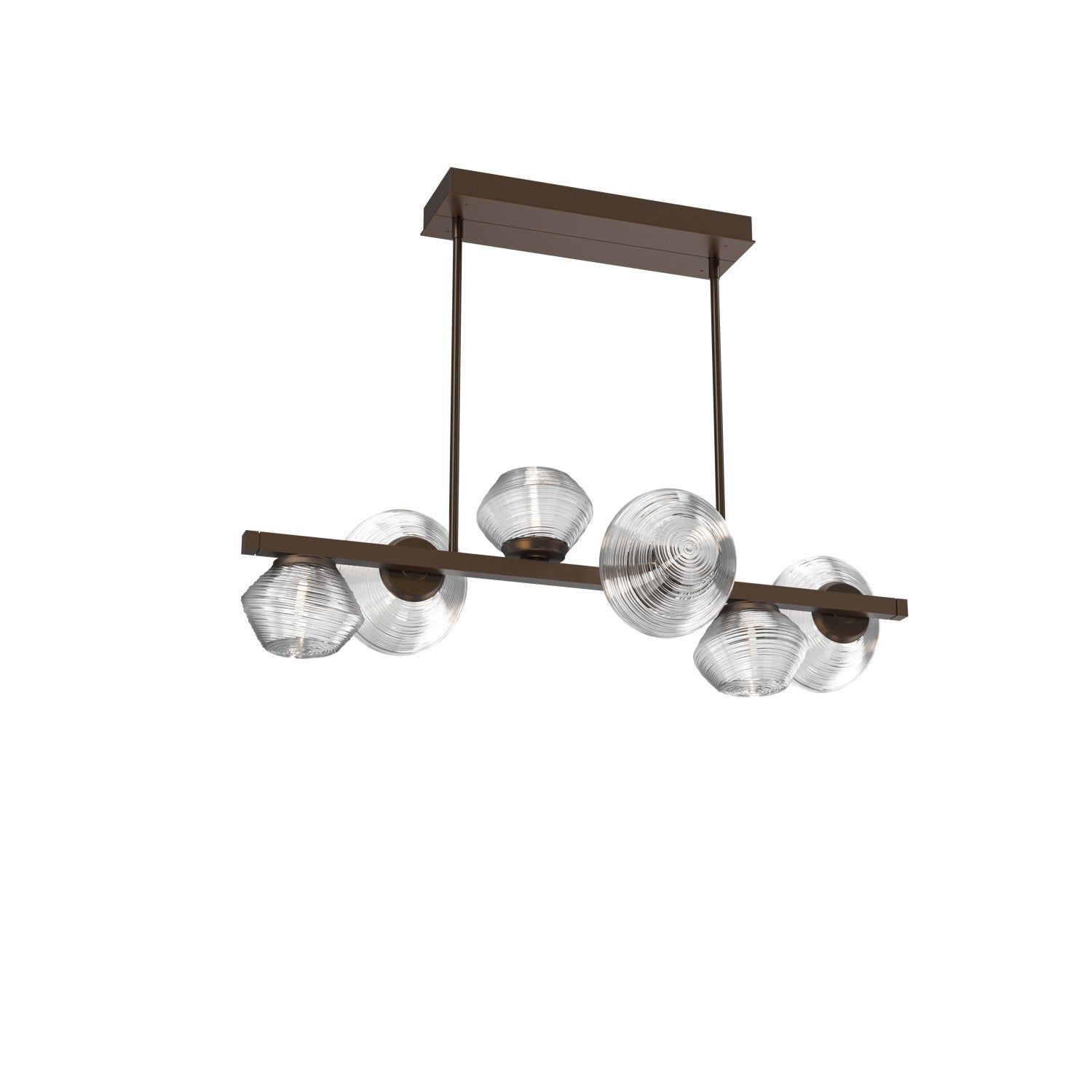 Hammerton Studio - PLB0089-T6-FB-C-001-L3 - LED Lantern - Mesa - Flat Bronze