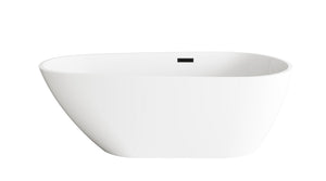Elegant Lighting - BT30267GW-MBK - Bathtub - Clinton - Glossy White