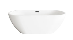 Elegant Lighting - BT30367GW-MBK - Bathtub - Fairview - Glossy White