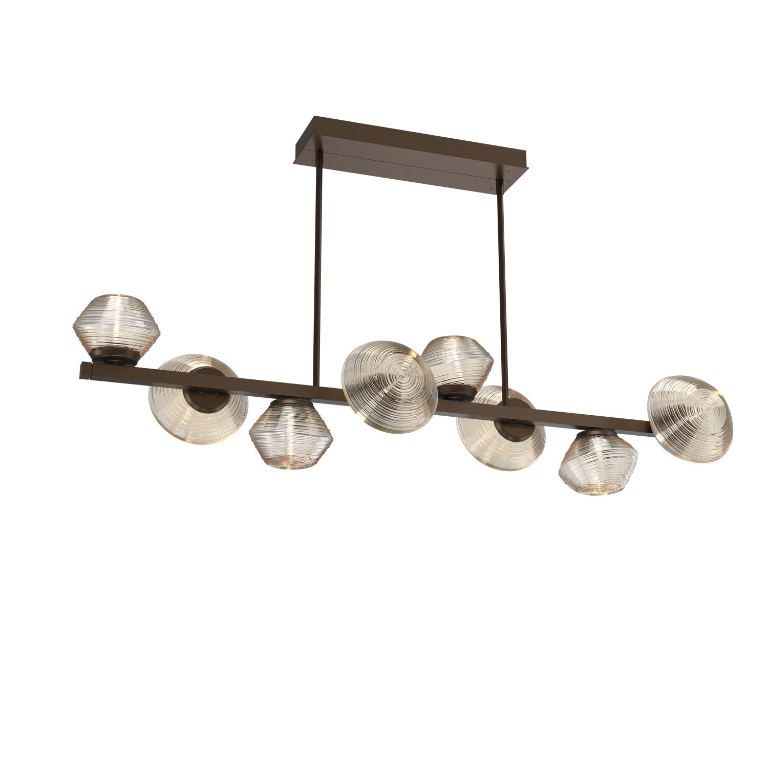 Hammerton Studio - PLB0089-T8-FB-A-001-L3 - LED Lantern - Mesa - Flat Bronze
