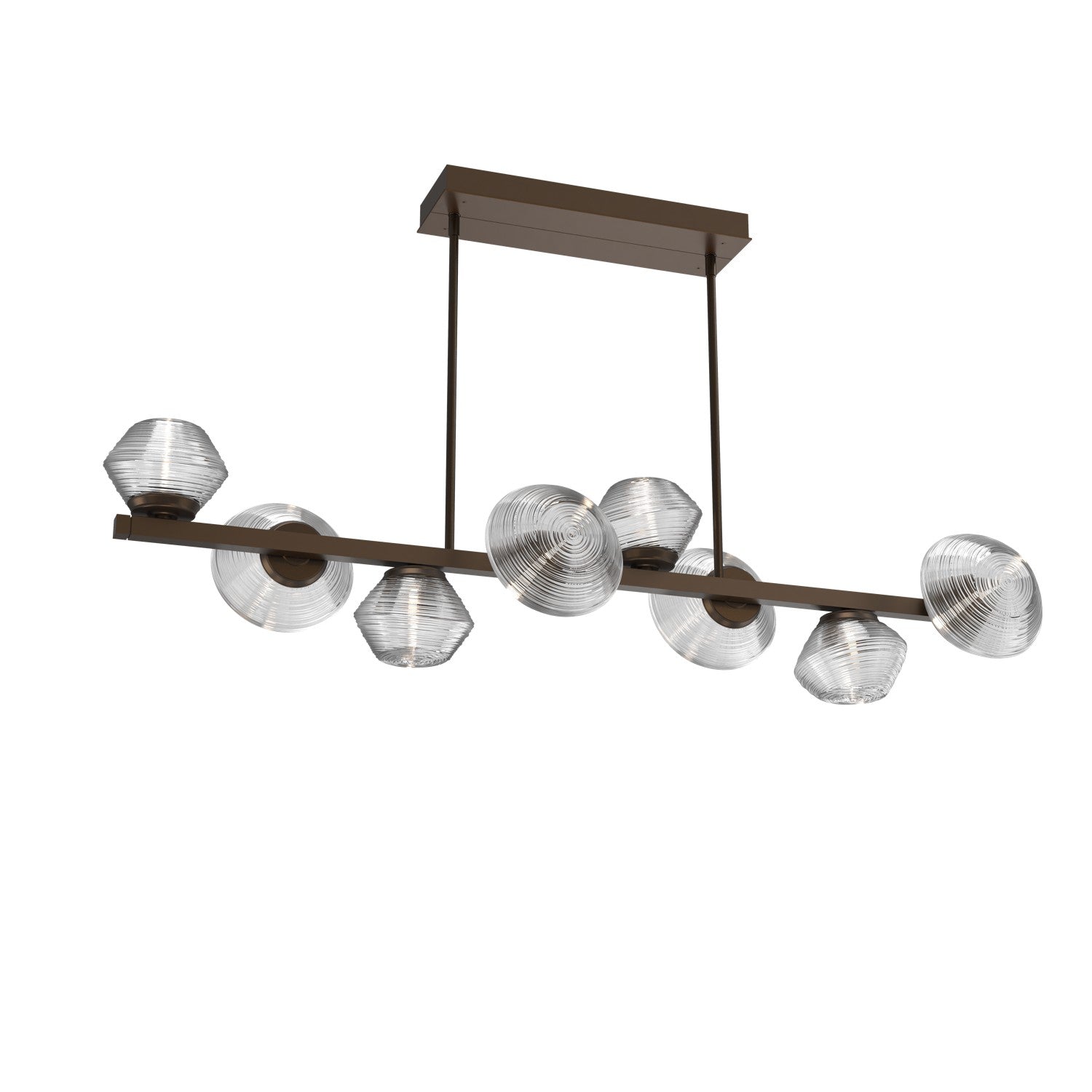 Hammerton Studio - PLB0089-T8-FB-C-001-L3 - LED Lantern - Mesa - Flat Bronze