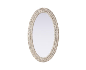 Elegant Lighting - MR4C2442LN - Mirror - Marlowe - Linen White