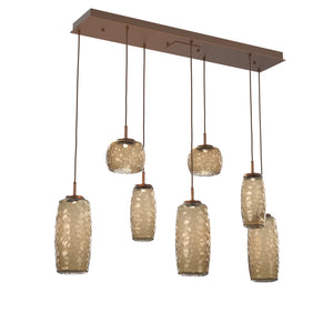 Hammerton Studio - PLB0091-07-BB-B-C01-L1 - LED Linear Pendant - Vessel - Burnished Bronze