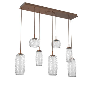 Hammerton Studio - PLB0091-07-BB-C-C01-L1 - LED Linear Pendant - Vessel - Burnished Bronze