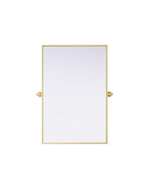 Elegant Lighting - MR6H2436BRA - Mirror - Amoura - Brass