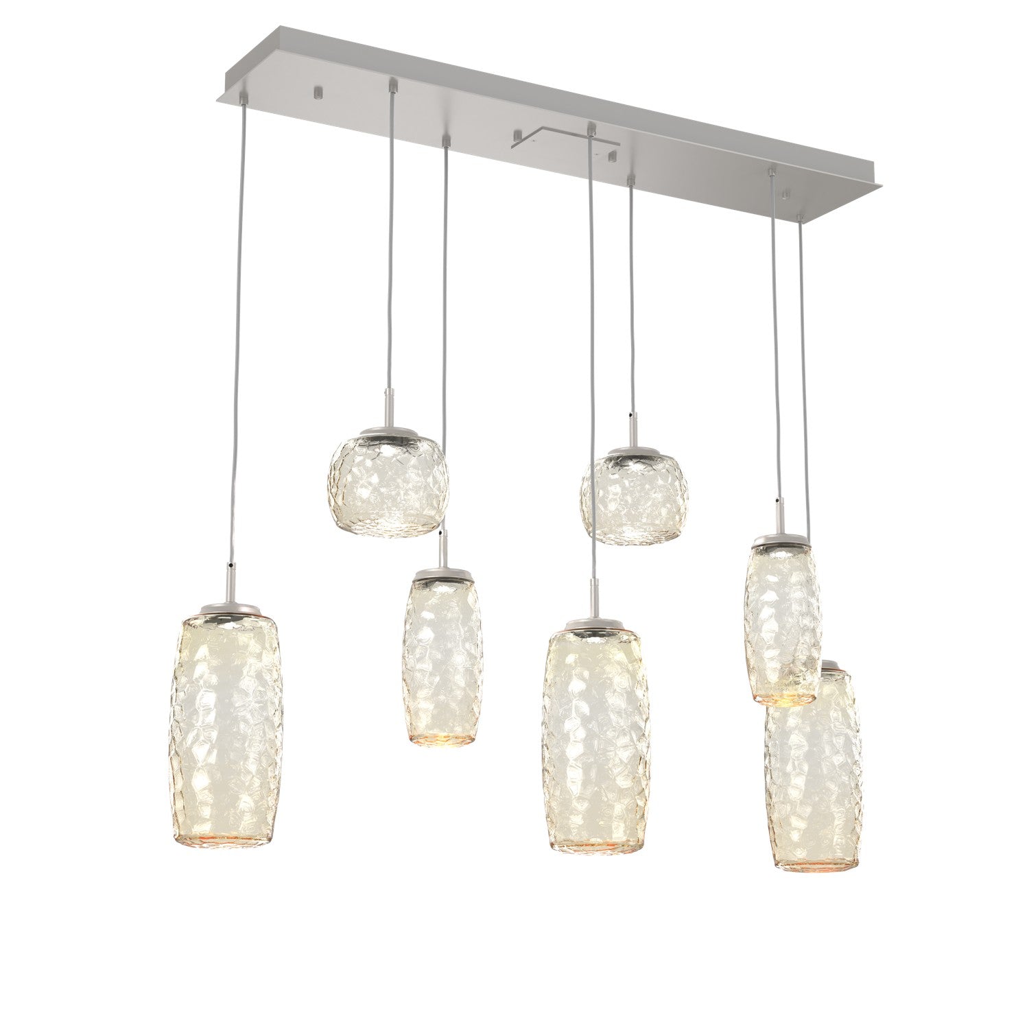 Hammerton Studio - PLB0091-07-BS-A-C01-L3 - LED Linear Pendant - Vessel - Beige Silver