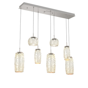 Hammerton Studio - PLB0091-07-BS-A-C01-L3 - LED Linear Pendant - Vessel - Beige Silver