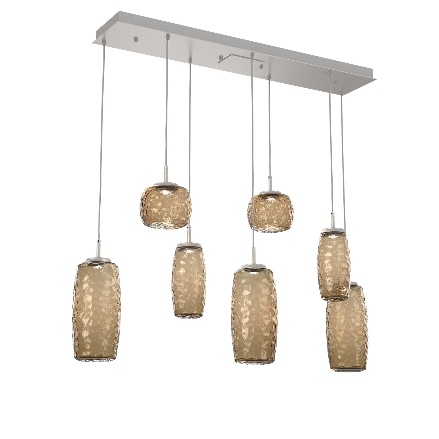 Hammerton Studio - PLB0091-07-BS-B-C01-L1 - LED Linear Pendant - Vessel - Beige Silver