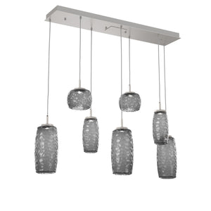 Hammerton Studio - PLB0091-07-BS-S-C01-L3 - LED Linear Pendant - Vessel - Beige Silver