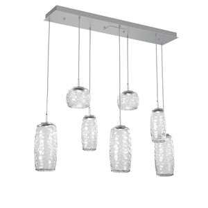 Hammerton Studio - PLB0091-07-CS-C-C01-L3 - LED Linear Pendant - Vessel - Classic Silver