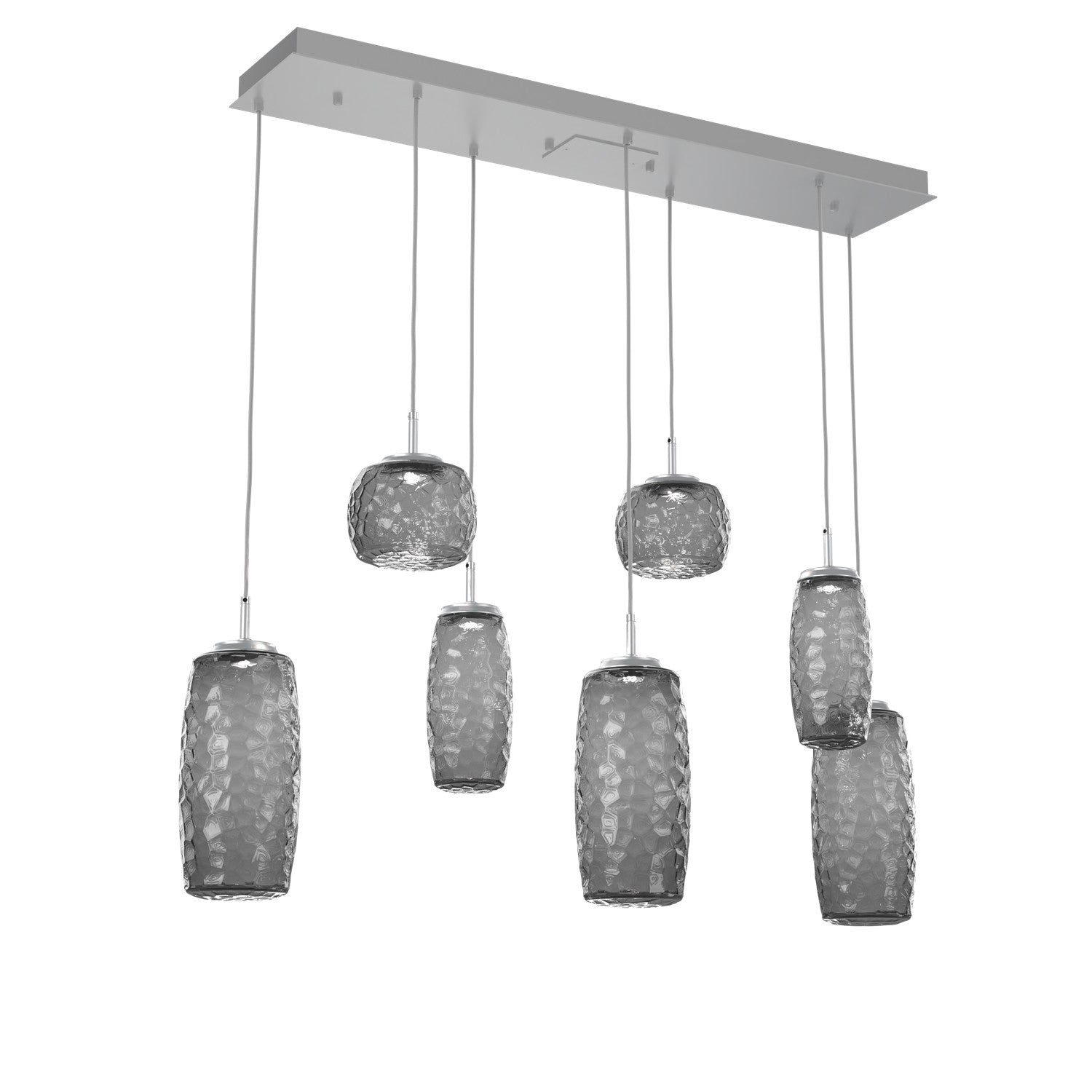 Hammerton Studio - PLB0091-07-CS-S-C01-L3 - LED Linear Pendant - Vessel - Classic Silver