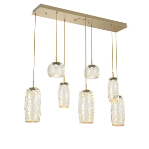 Hammerton Studio - PLB0091-07-GB-A-C01-L1 - LED Linear Pendant - Vessel - Gilded Brass