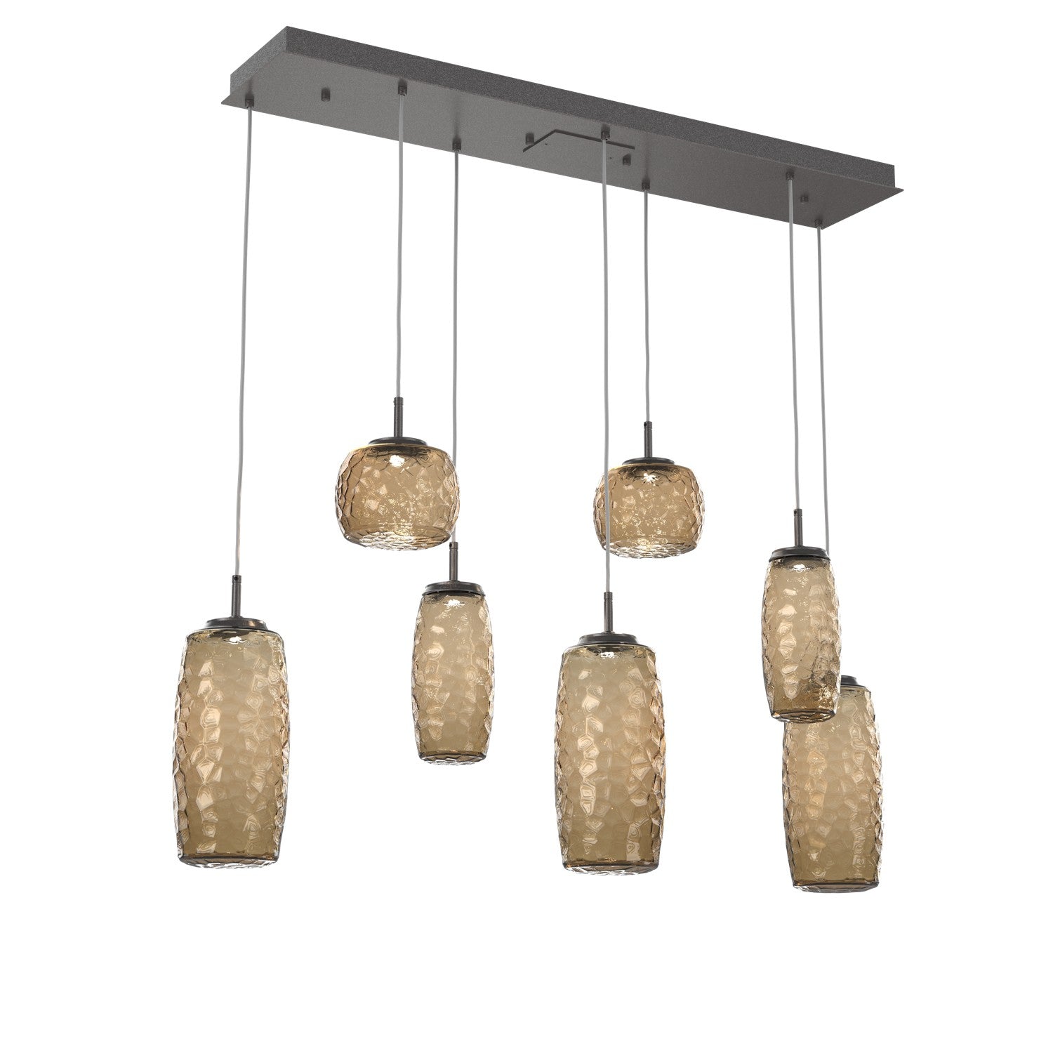 Hammerton Studio - PLB0091-07-GP-B-C01-L1 - LED Linear Pendant - Vessel - Graphite