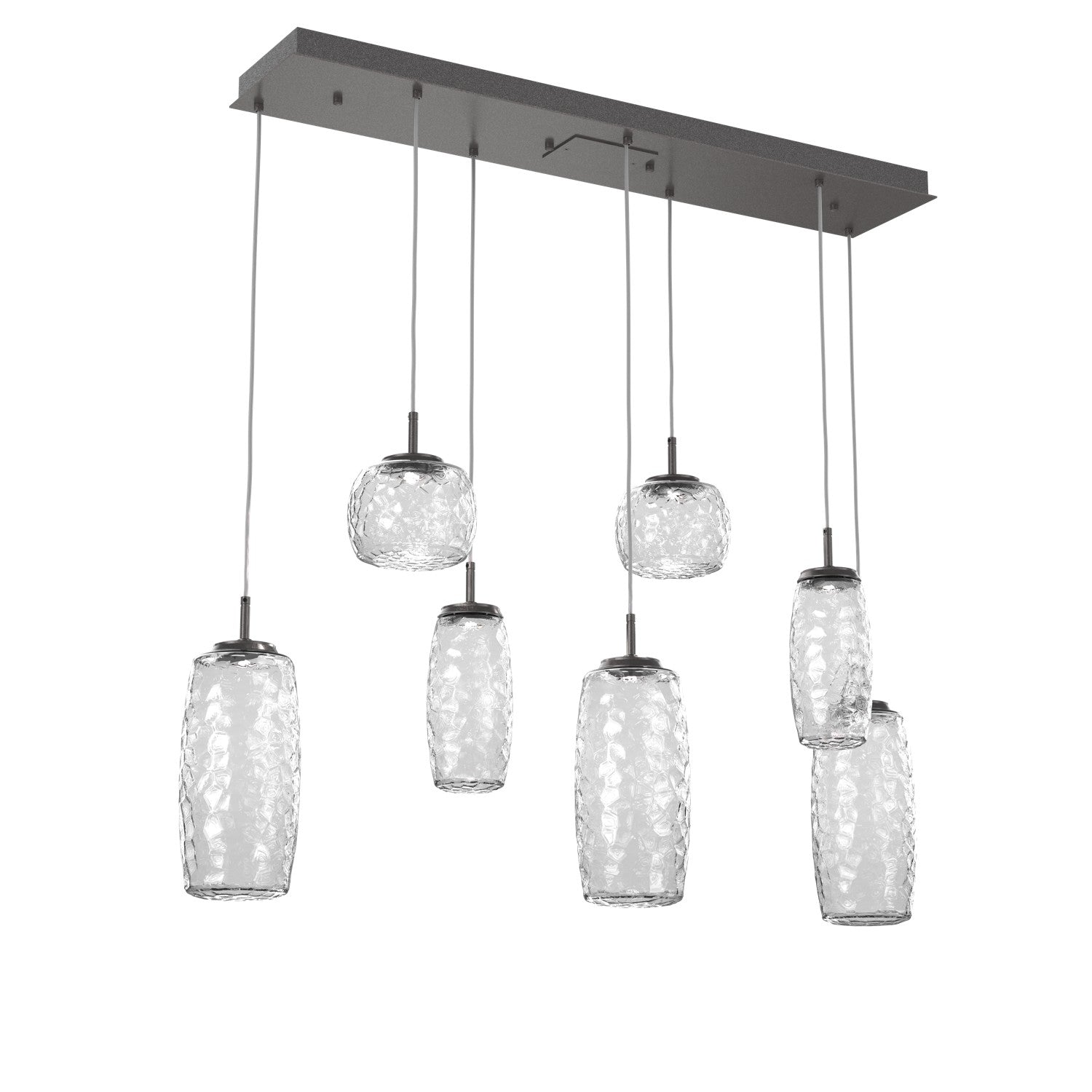 Hammerton Studio - PLB0091-07-GP-C-C01-L3 - LED Linear Pendant - Vessel - Graphite