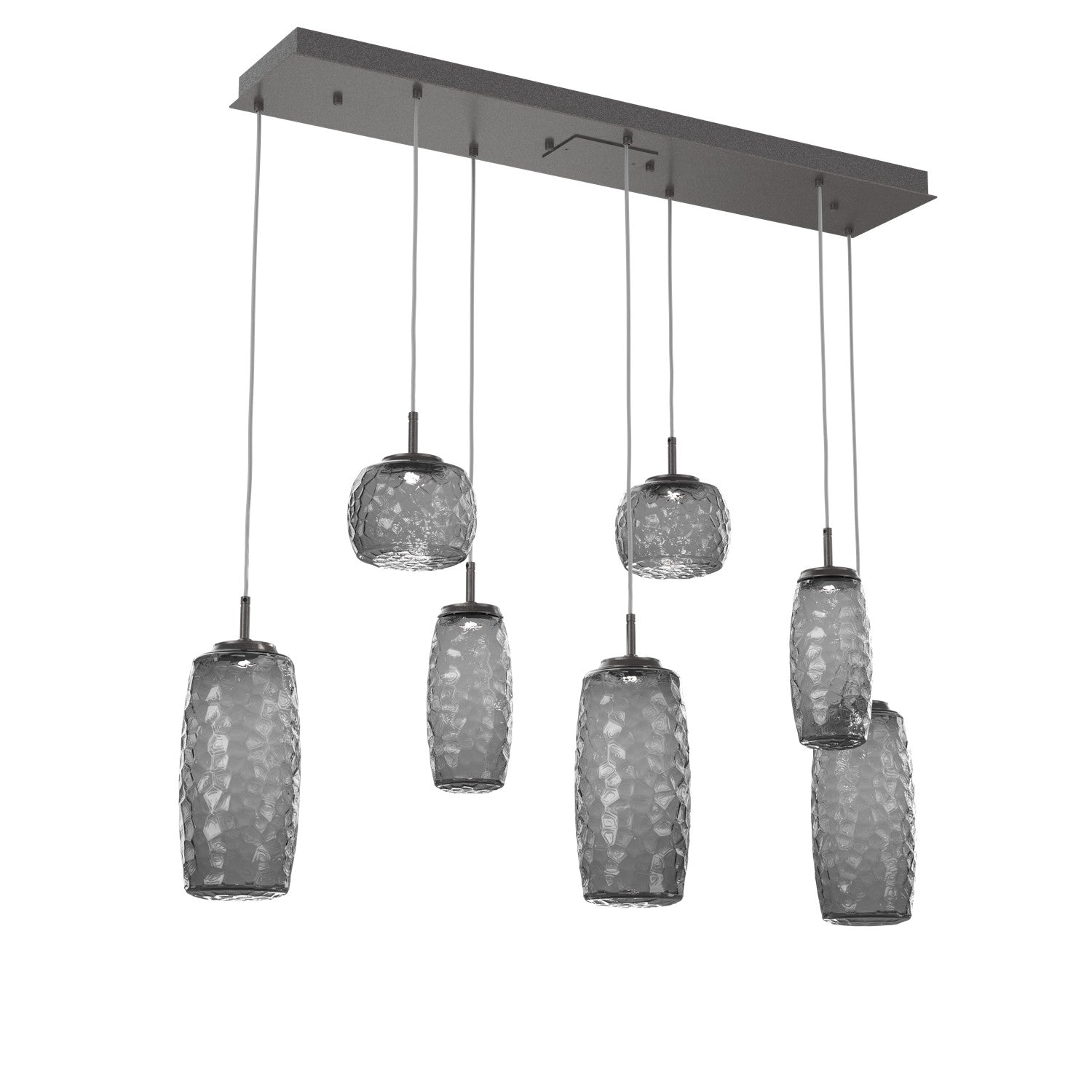Hammerton Studio - PLB0091-07-GP-S-C01-L3 - LED Linear Pendant - Vessel - Graphite