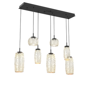 Hammerton Studio - PLB0091-07-MB-A-C01-L1 - LED Linear Pendant - Vessel - Matte Black
