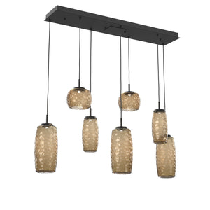 Hammerton Studio - PLB0091-07-MB-B-C01-L3 - LED Linear Pendant - Vessel - Matte Black