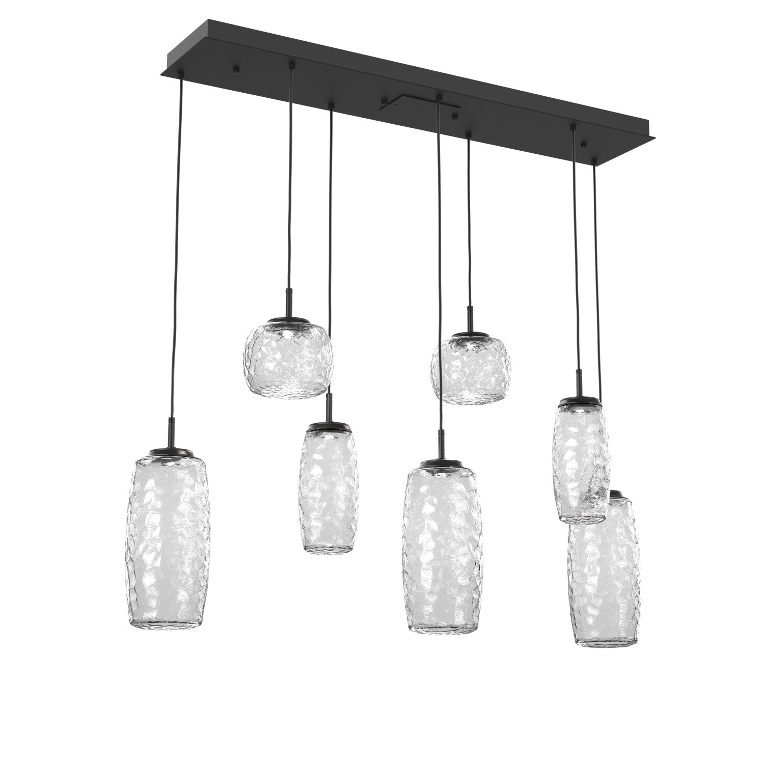 Hammerton Studio - PLB0091-07-MB-C-C01-L1 - LED Linear Pendant - Vessel - Matte Black