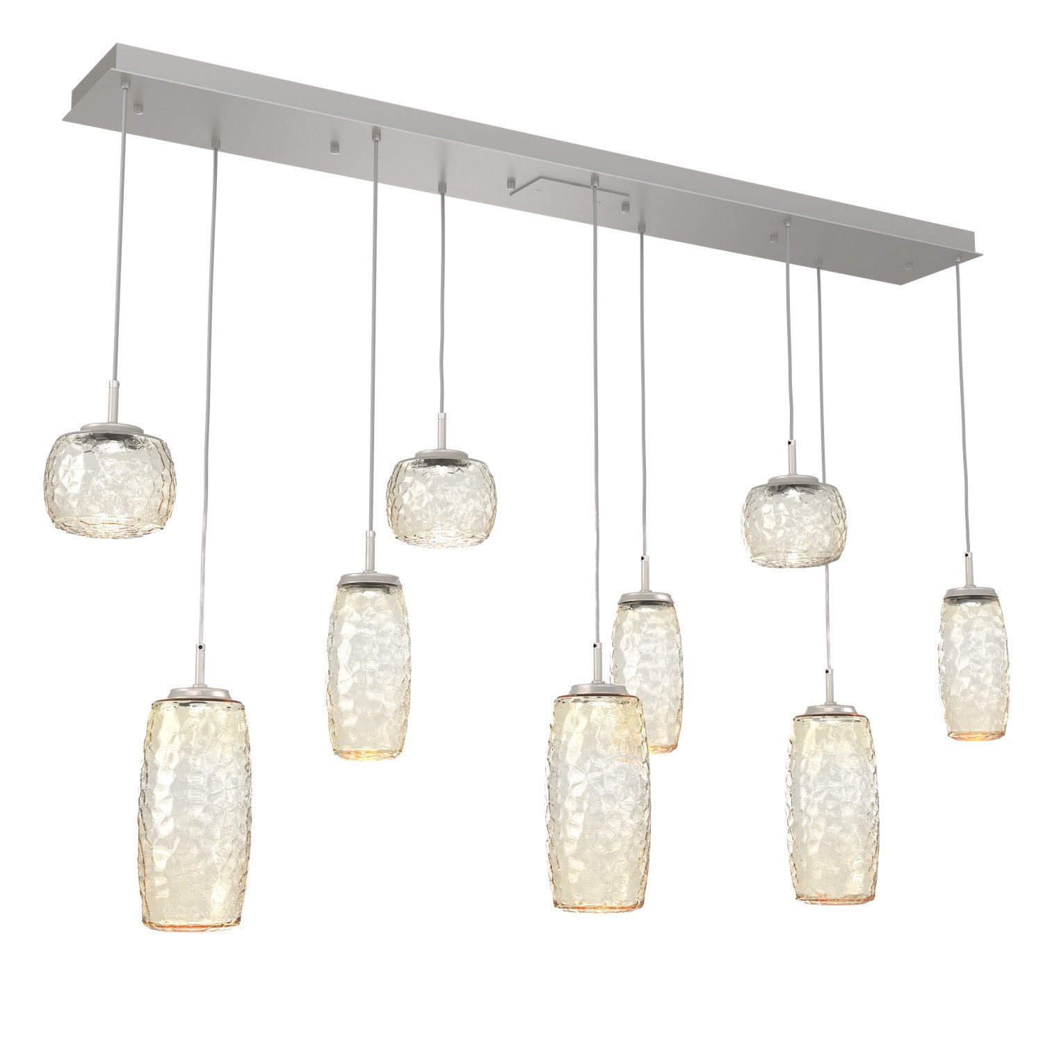 Hammerton Studio - PLB0091-09-BS-A-C01-L3 - LED Linear Pendant - Vessel - Beige Silver