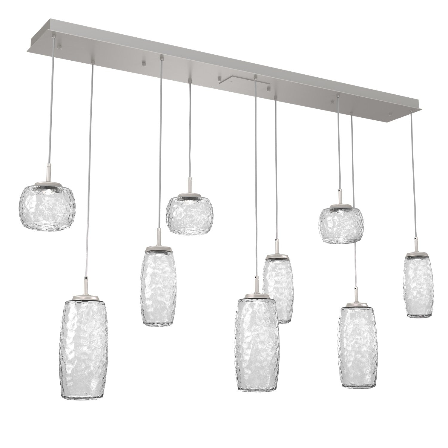 Hammerton Studio - PLB0091-09-BS-C-C01-L1 - LED Linear Pendant - Vessel - Beige Silver