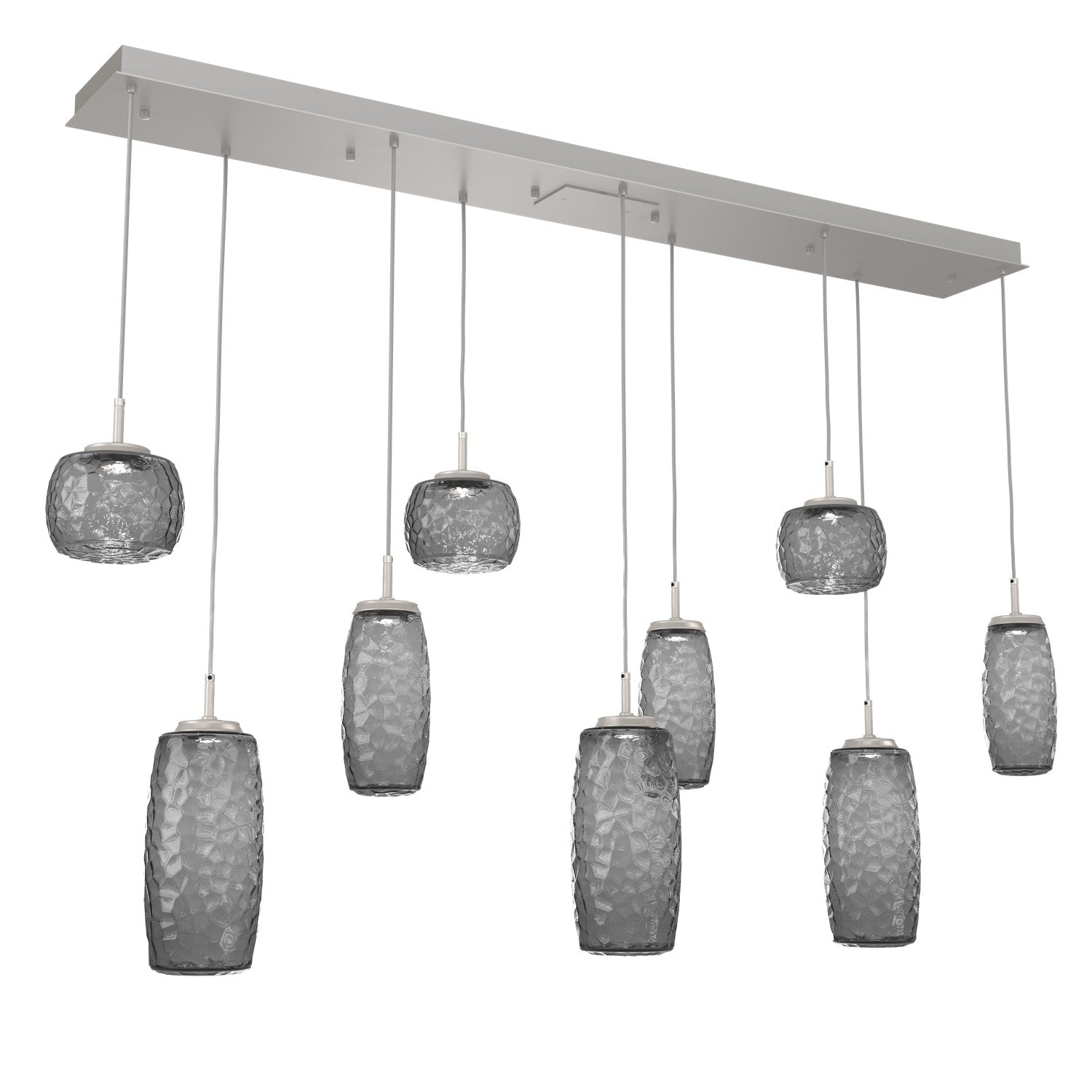 Hammerton Studio - PLB0091-09-BS-S-C01-L1 - LED Linear Pendant - Vessel - Beige Silver
