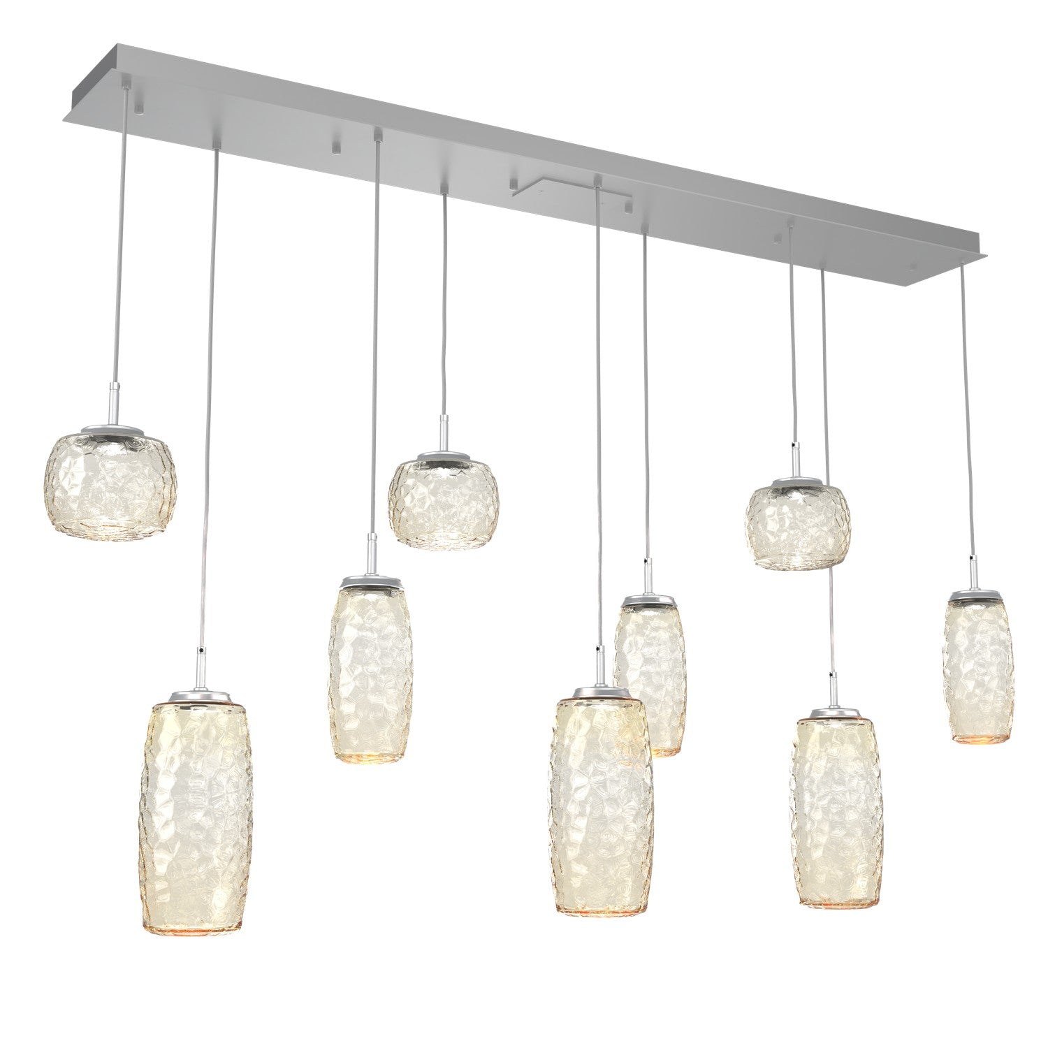 Hammerton Studio - PLB0091-09-CS-A-C01-L1 - LED Linear Pendant - Vessel - Classic Silver