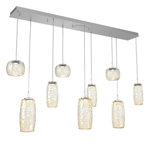 Hammerton Studio - PLB0091-09-CS-A-C01-L3 - LED Linear Pendant - Vessel - Classic Silver