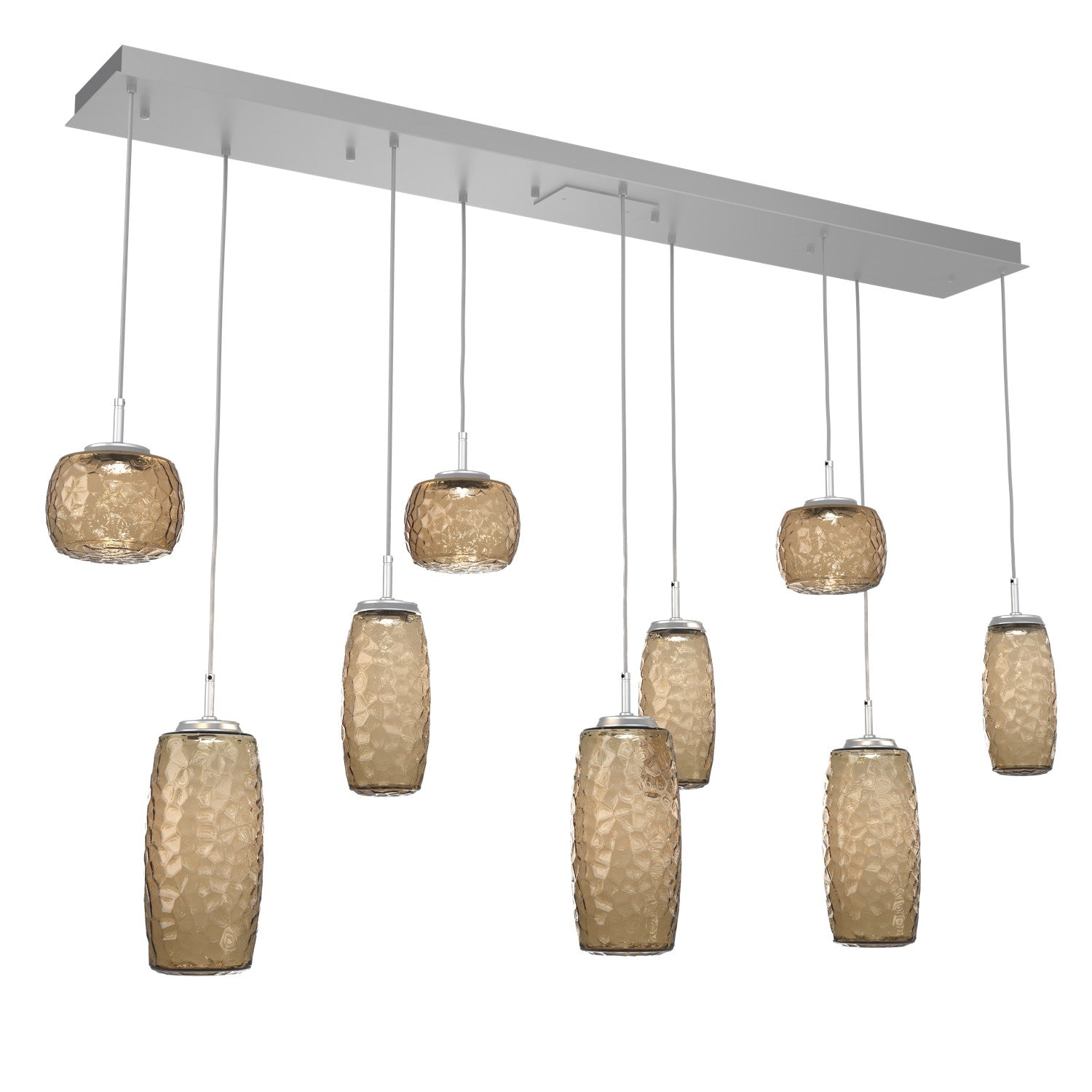 Hammerton Studio - PLB0091-09-CS-B-C01-L1 - LED Linear Pendant - Vessel - Classic Silver