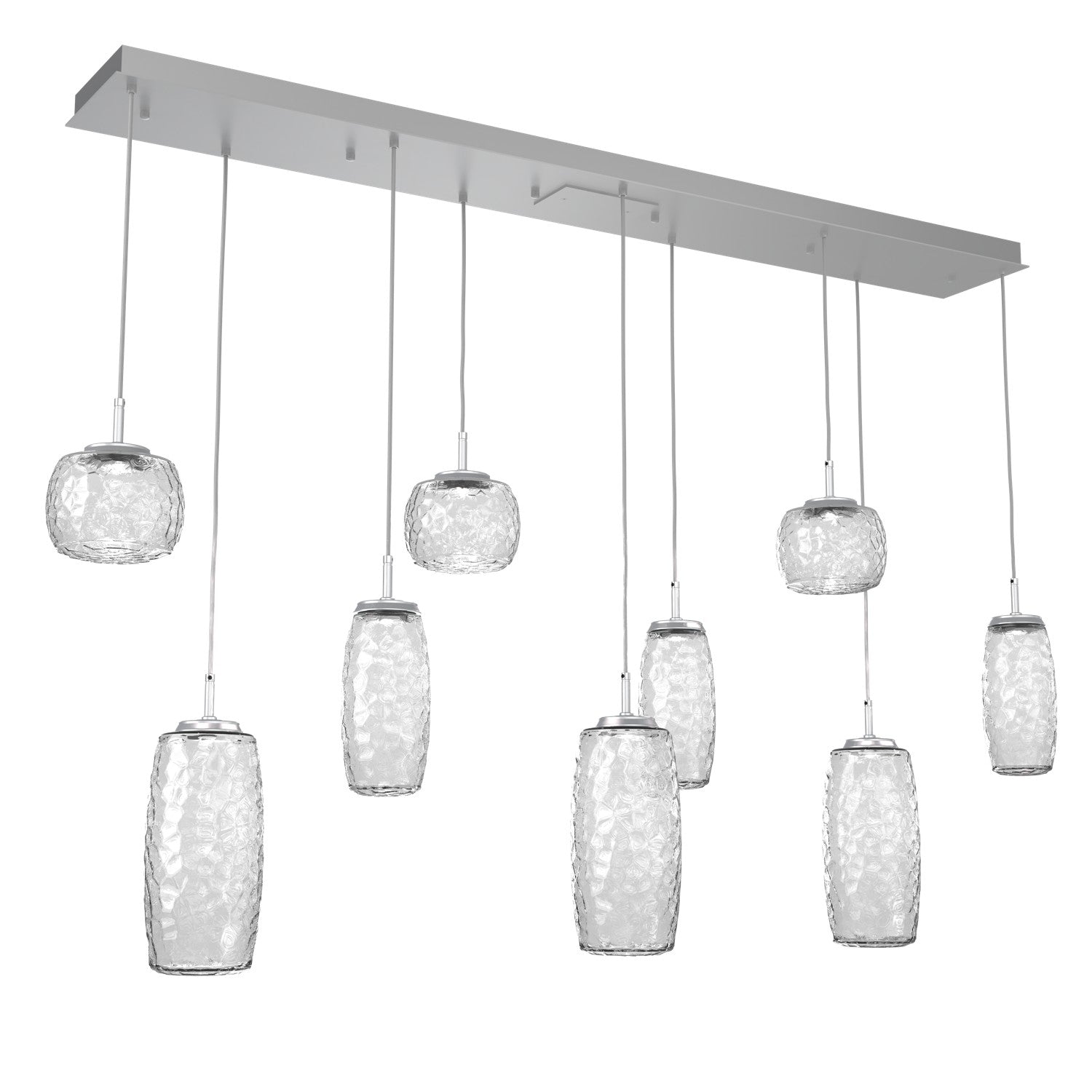 Hammerton Studio - PLB0091-09-CS-C-C01-L1 - LED Linear Pendant - Vessel - Classic Silver