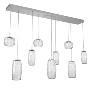 Hammerton Studio - PLB0091-09-CS-C-C01-L3 - LED Linear Pendant - Vessel - Classic Silver