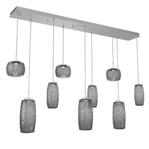 Hammerton Studio - PLB0091-09-CS-S-C01-L1 - LED Linear Pendant - Vessel - Classic Silver