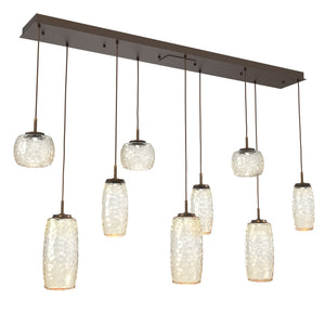 Hammerton Studio - PLB0091-09-FB-A-C01-L1 - LED Linear Pendant - Vessel - Flat Bronze
