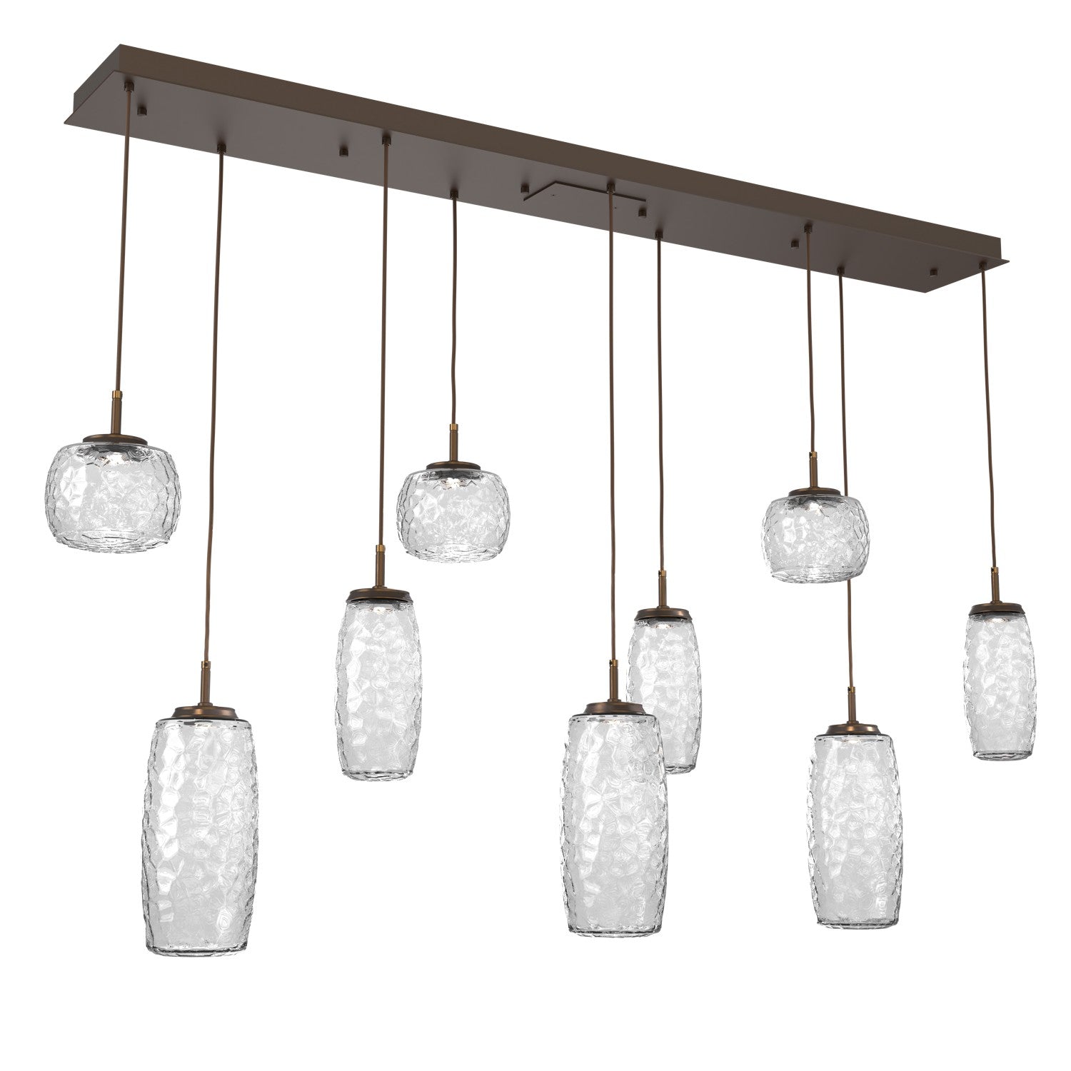 Hammerton Studio - PLB0091-09-FB-C-C01-L1 - LED Linear Pendant - Vessel - Flat Bronze