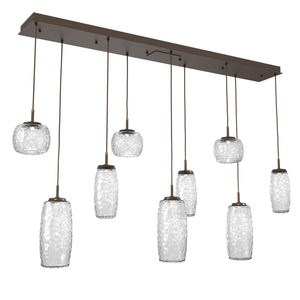 Hammerton Studio - PLB0091-09-FB-C-C01-L1 - LED Linear Pendant - Vessel - Flat Bronze