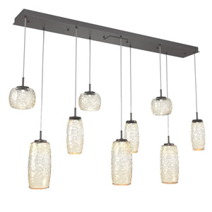 Hammerton Studio - PLB0091-09-GP-A-C01-L1 - LED Linear Pendant - Vessel - Graphite