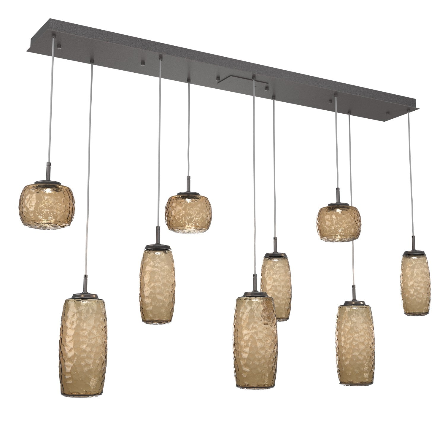 Hammerton Studio - PLB0091-09-GP-B-C01-L1 - LED Linear Pendant - Vessel - Graphite
