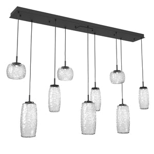 Hammerton Studio - PLB0091-09-MB-C-C01-L1 - LED Linear Pendant - Vessel - Matte Black