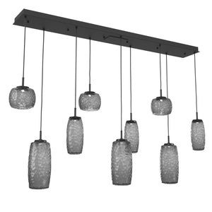 Hammerton Studio - PLB0091-09-MB-S-C01-L3 - LED Linear Pendant - Vessel - Matte Black