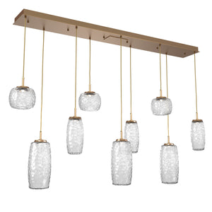 Hammerton Studio - PLB0091-09-NB-C-C01-L3 - LED Linear Pendant - Vessel - Novel Brass