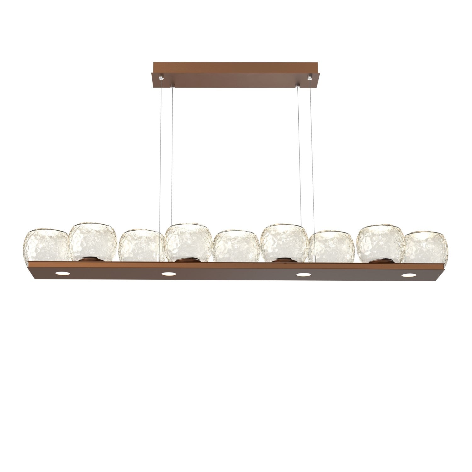 Hammerton Studio - PLB0091-0C-BB-A-CA1-L1 - LED Linear Pendant - Vessel - Burnished Bronze