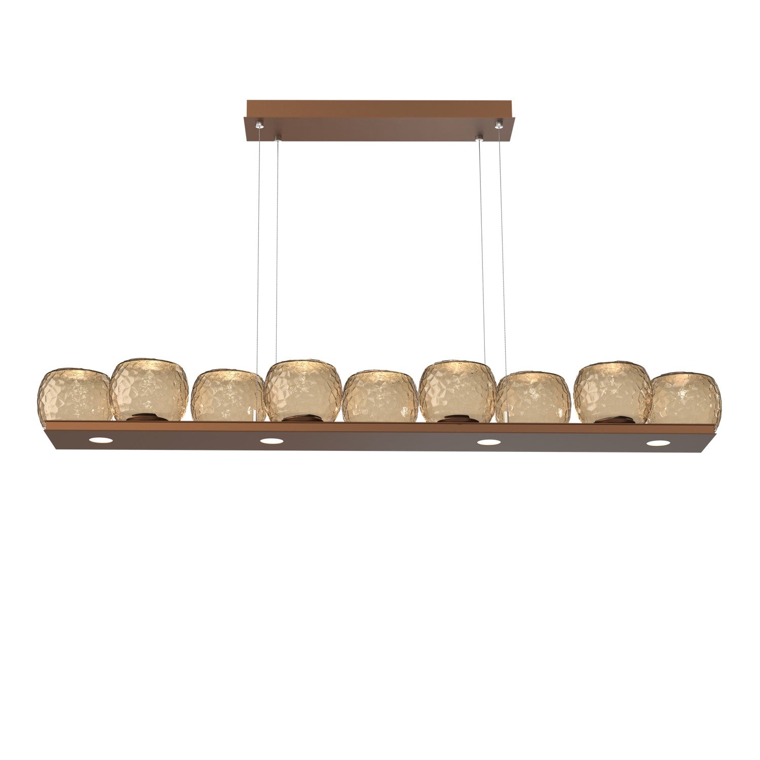 Hammerton Studio - PLB0091-0C-BB-B-CA1-L1 - LED Linear Pendant - Vessel - Burnished Bronze