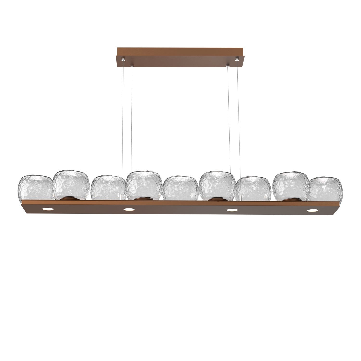 Hammerton Studio - PLB0091-0C-BB-C-CA1-L3 - LED Linear Pendant - Vessel - Burnished Bronze