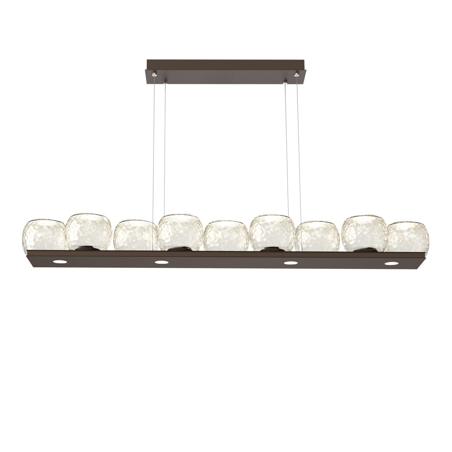 Hammerton Studio - PLB0091-0C-FB-A-CA1-L3 - LED Linear Pendant - Vessel - Flat Bronze