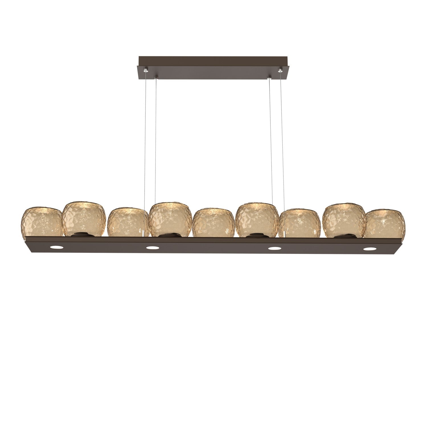 Hammerton Studio - PLB0091-0C-FB-B-CA1-L3 - LED Linear Pendant - Vessel - Flat Bronze