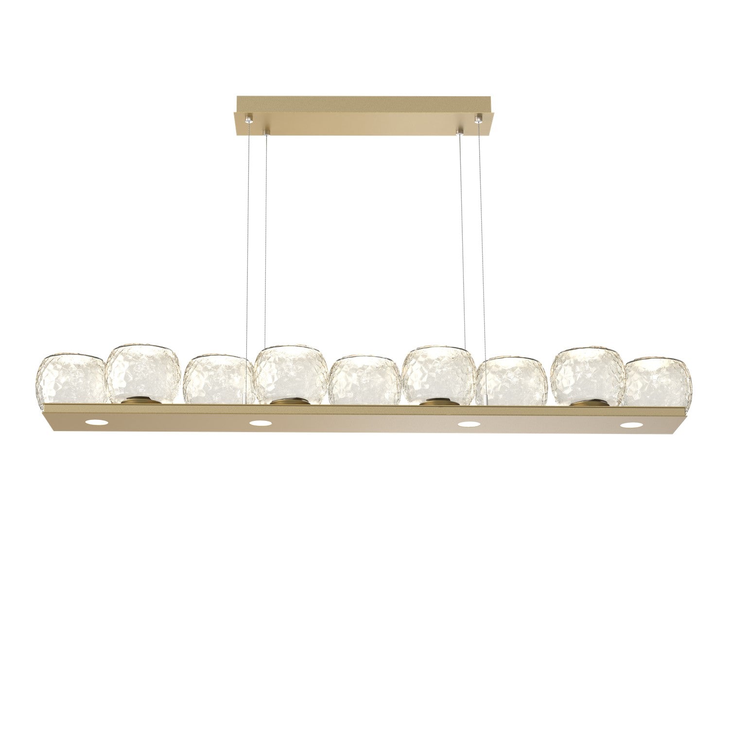 Hammerton Studio - PLB0091-0C-GB-A-CA1-L3 - LED Linear Pendant - Vessel - Gilded Brass