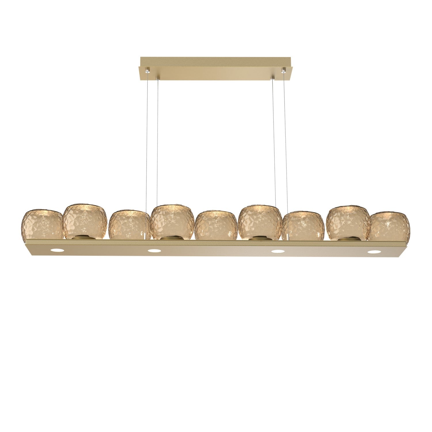 Hammerton Studio - PLB0091-0C-GB-B-CA1-L1 - LED Linear Pendant - Vessel - Gilded Brass