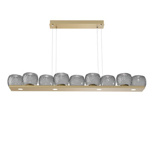 Hammerton Studio - PLB0091-0C-GB-S-CA1-L3 - LED Linear Pendant - Vessel - Gilded Brass