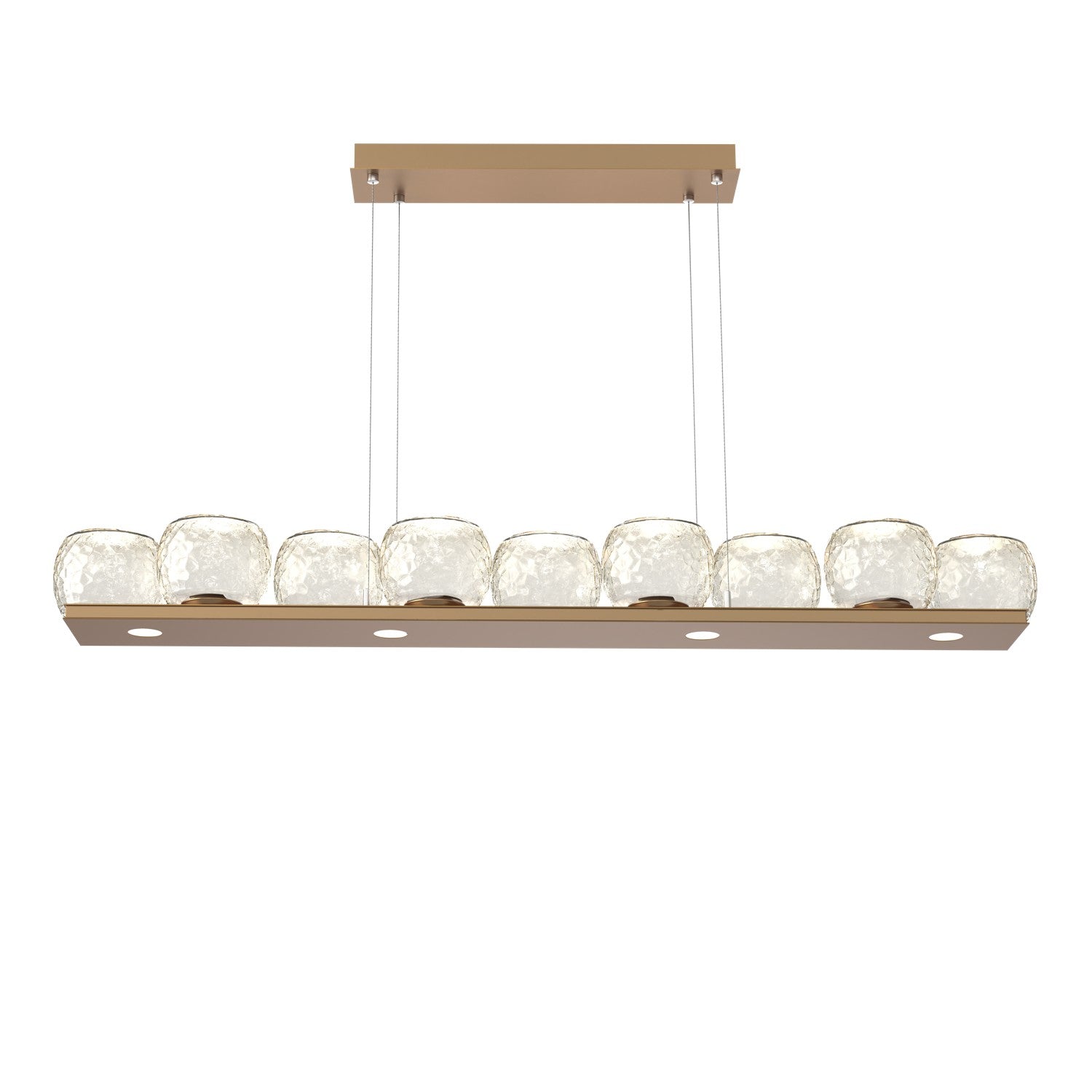 Hammerton Studio - PLB0091-0C-NB-A-CA1-L3 - LED Linear Pendant - Vessel - Novel Brass